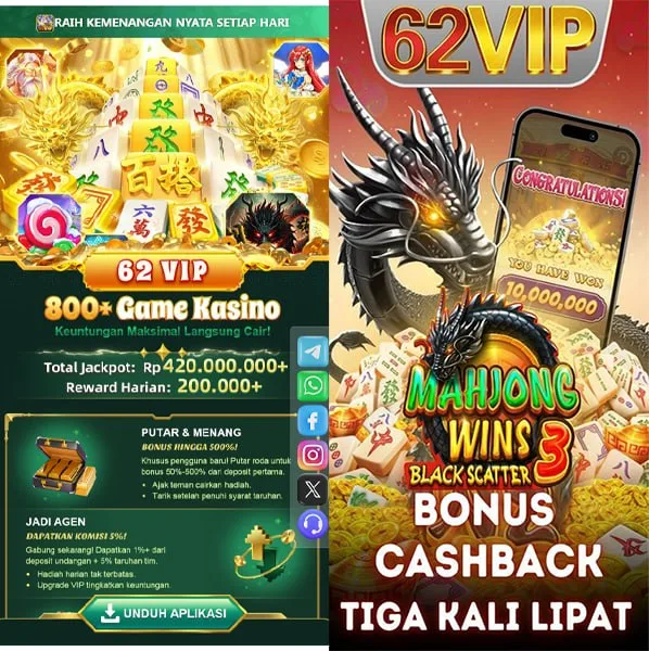 62VIP Login Resmi APK 2026