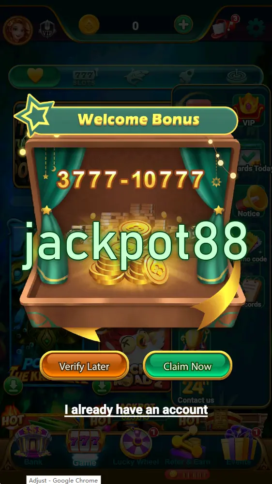 jackpot88 Masuk